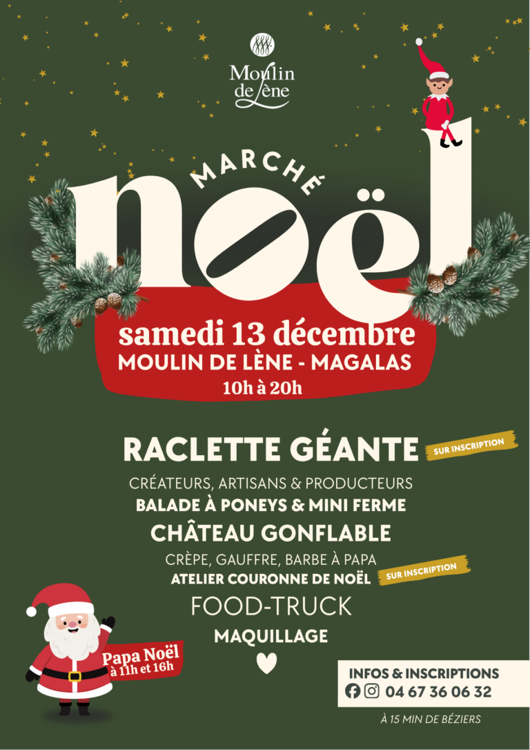 AFFICHE A3 MARCHÉ DE NOEL 2025